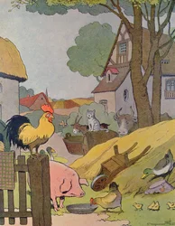 The Farm Yard, illustration from 